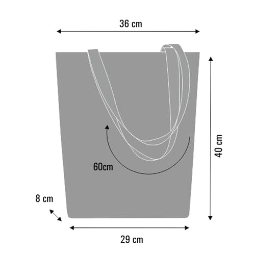 No Shoulder Bag In Canvas Sunny Line Bertoni