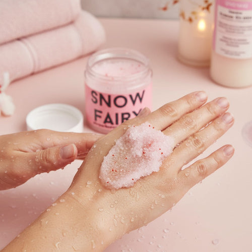 Snow Fairy Strawberry Exfoliate Body Scrub
